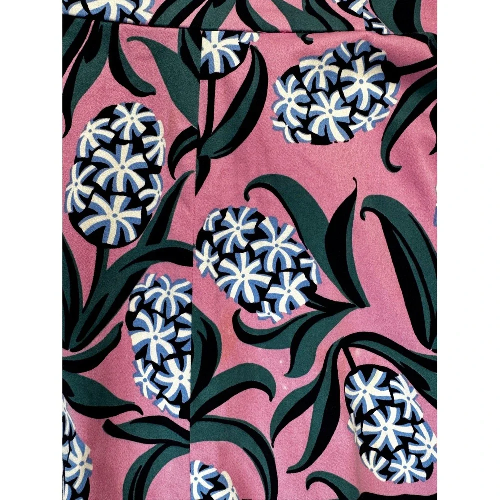 Draper James Pink Floral Fit-and-Flare Mini Dress
